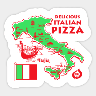 Delicious Italian Pizza Sticker